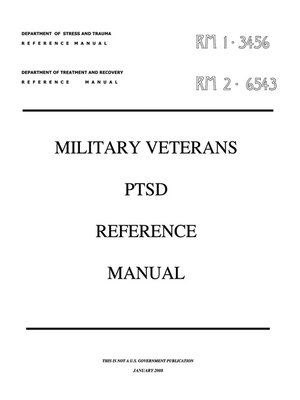 cover image of Military Veterans PTSD Reference Manual
